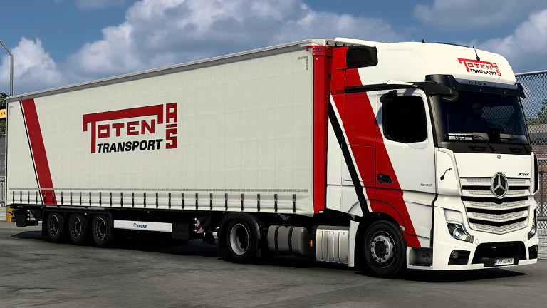 Mercedes Actros MP5 Toten Transport Skin 1.0 - ETS 2